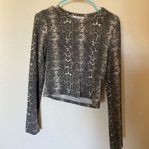 Zara cropped long sleeve